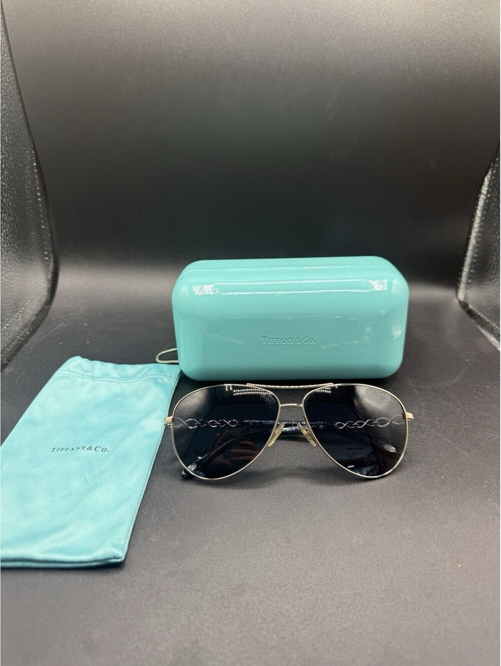 Tiffany & Co. Women’s TF 3049-B Pale Gold/Gradient Blue Lenses 58-12-140